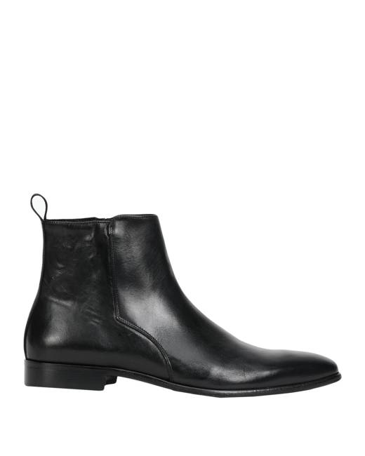 mens black low boots