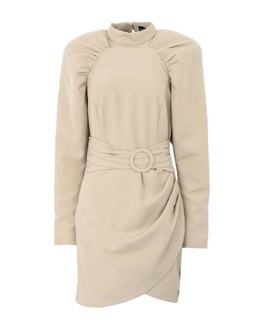 Lavish Alice wrap blazer dress in ecru