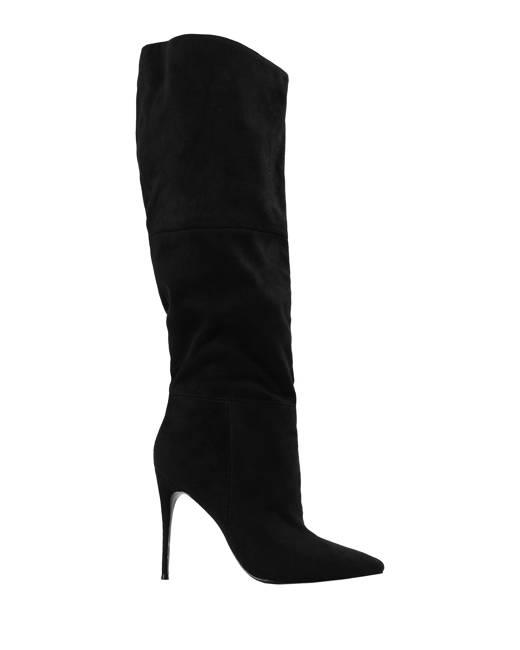 steve madden grey knee high boots