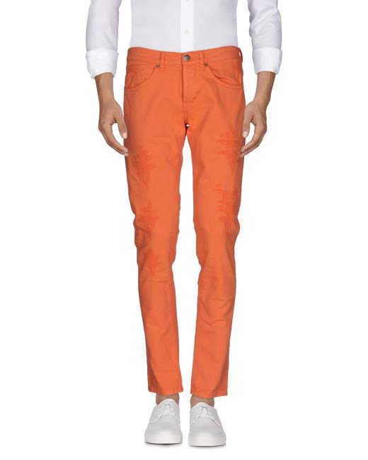 Argonaut Mens Orange Distressed Denim Jeans Size 42/32 - beyond exchange