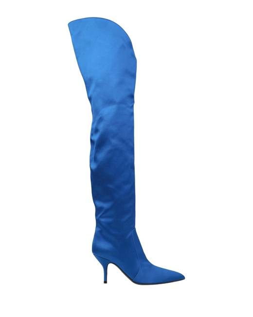 Electric blue clearance knee high boots