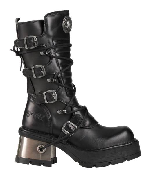 new rock buckle boots