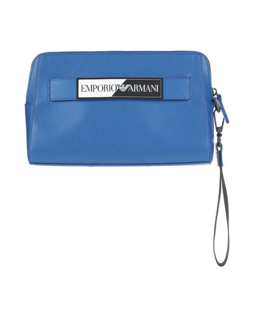 Leather bifold wallet with coin purse with embroidered logo | GIORGIO ARMANI  Man