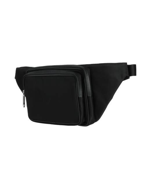 OFF-WHITE Nylon Two Pocket Belt Bag Black 1227128