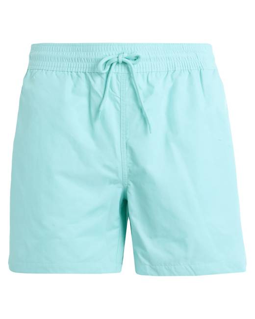 turquoise swim trunks