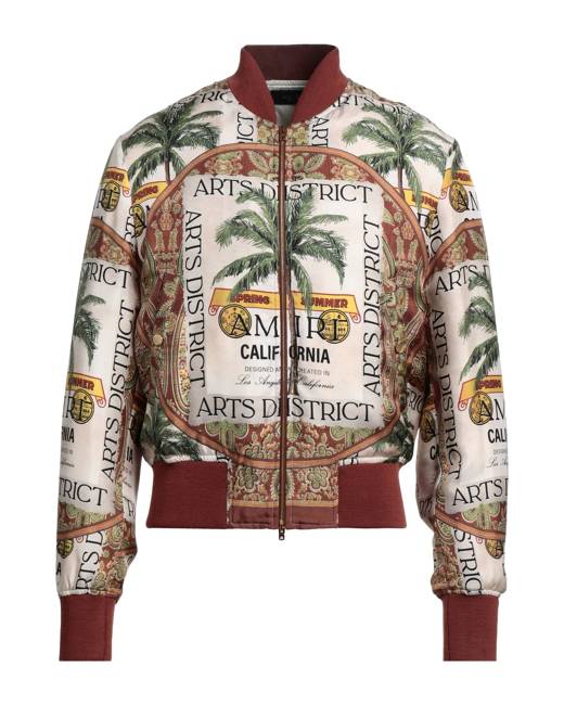 Amiri Men's MA Tapestry Cropped Bomber Jacket