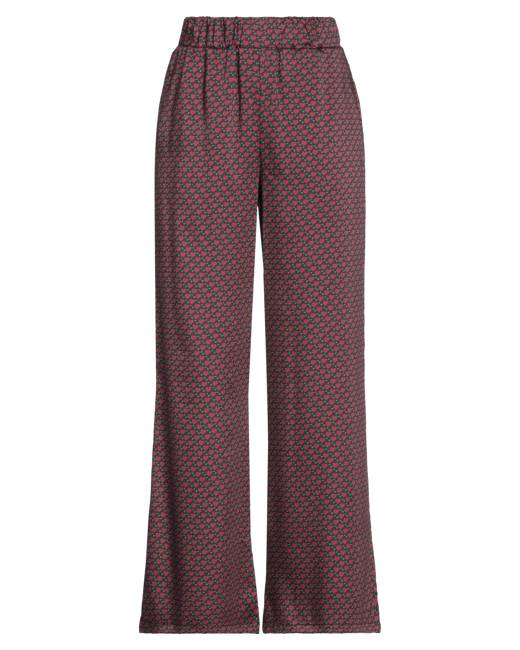 Red Women's Wide Leg Pants - Clothing