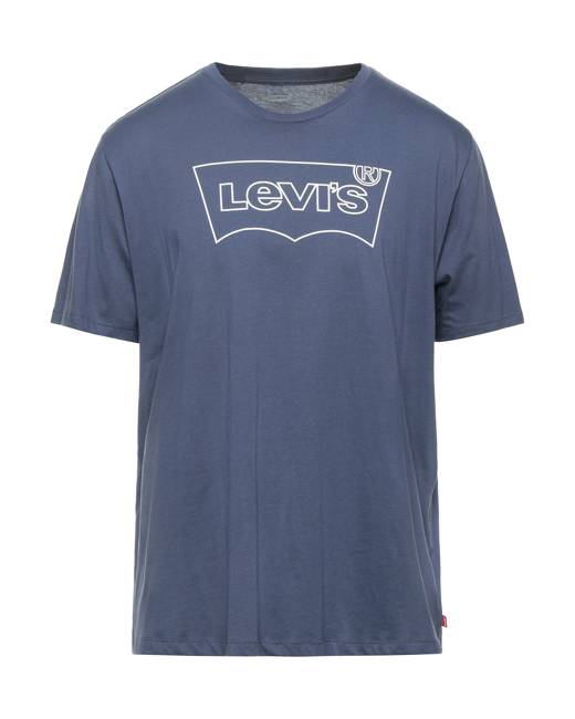 Levi's t-shirt with small chest logo and contrasting sleeves in black