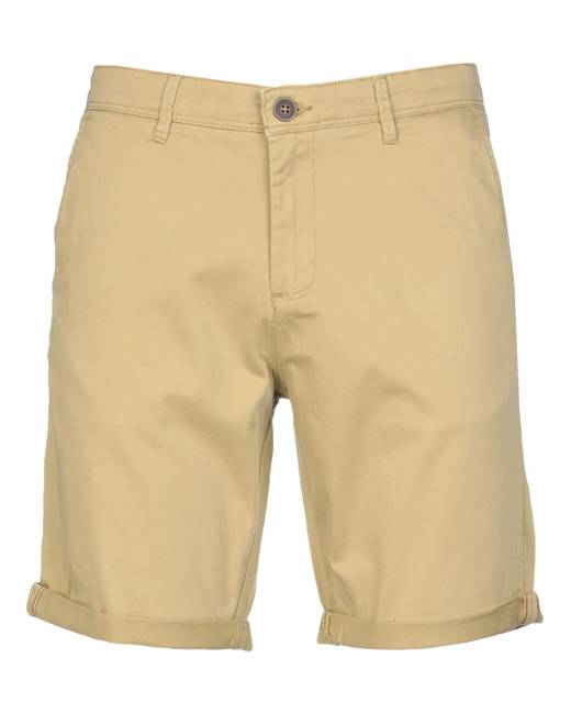 Jack & Jones Intelligence chino shorts with pleat in beige