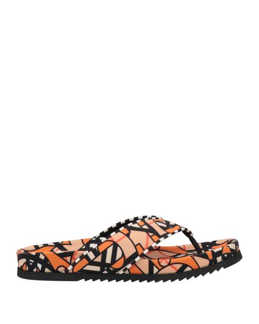 Burberry flip flops mens hot sale