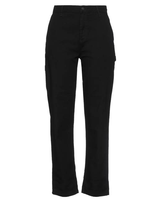 Carhartt WIP Amhurst high waist carpenter pants in black