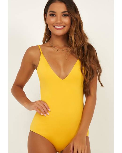 yellow body suits