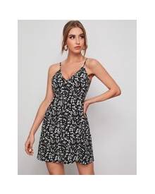 ROMWE Ditsy Floral Slip Dress