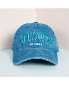 ROMWE Guys Letter Embroidered Baseball Cap