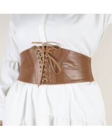 Brown Women's Corset Belt - Clothing
