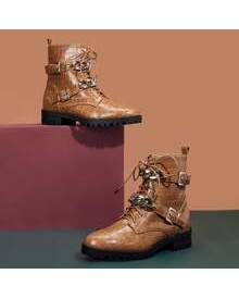 romwe combat boots