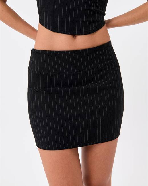 Black on sale skirt glassons