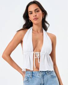 Glassons Halter Gathered Top