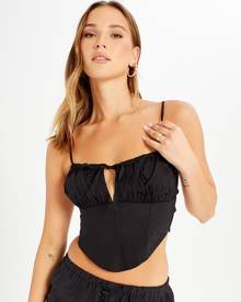 Glassons Strappy Back Tie Front Corset