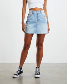 Dr Denim - Echo Mini Denim Skirt Light Jay Blue