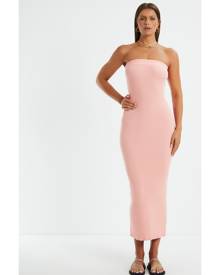 Charlie Holiday - Freya Knit Midi Dress Pink Punch