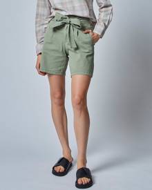 DRICOPER DENIM - Trixie Twill Shorts - High-Waisted (Oil Green) Trixie Twill Shorts