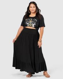 The Poetic Gypsy - Cloud Nine Maxi Skirt - Skirts (Black) Cloud Nine Maxi Skirt The Poetic Gypsy - Cloud Nine Maxi Skirt - Skirts (Black) Cloud Nine Maxi Skirt