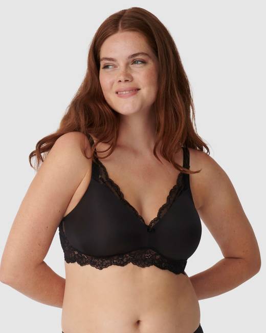 Triumph Kiss of Cotton Wire-free Bra - Fresh Powder