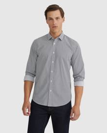 Oxford - Kenton Printed Cotton Shirt - Casual shirts (Blue Print) Kenton Printed Cotton Shirt