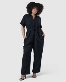 Sunday In The City - Blackheart Boiler Suit - Jumpsuits & Playsuits (Black) Blackheart Boiler Suit