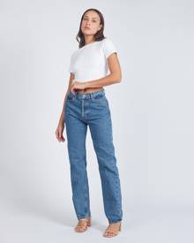 Dr Denim - Beth Straight Jeans - Slim (Blue Jay Mid Retro) Beth Straight Jeans Dr Denim - Beth Straight Jeans - Slim (Blue Jay Mid Retro) Beth Straight Jeans
