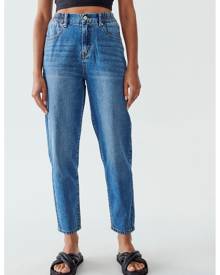 Calli - Hudson Mom Jeans - Mom Jeans (Mid-blue Wash) Hudson Mom Jeans