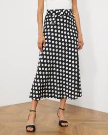 Atmos&Here - Bode Belted Midi Skirt - Skirts (White Spot) Bode Belted Midi Skirt