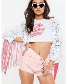 missguided sequin jacket
