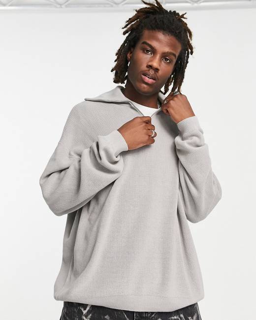 ASOS Oversized Baseball Jersey Shirt in Red for Men