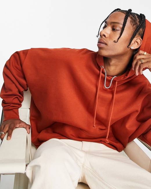 Red hot sale hoodie asos