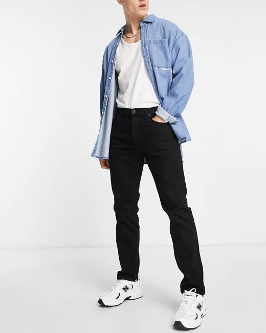 Lee West relaxed fit jeans in mid blue