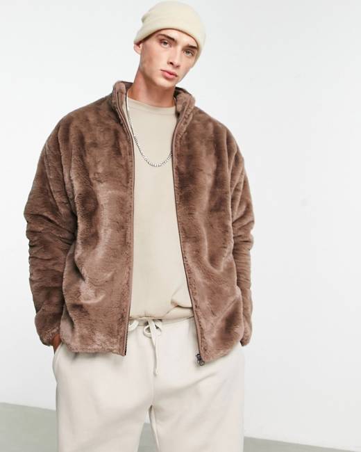 Men's Faux Fur Coats at ASOS - Clothing