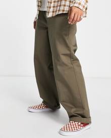 Vans authentic baggy chino pants in green