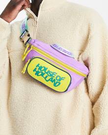 House of Holland logo bumbag in yellow