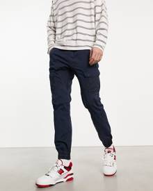 Another Influence cargo pants in dark navy