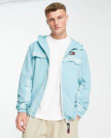 Tommy Jeans windbreaker in blue with logo print