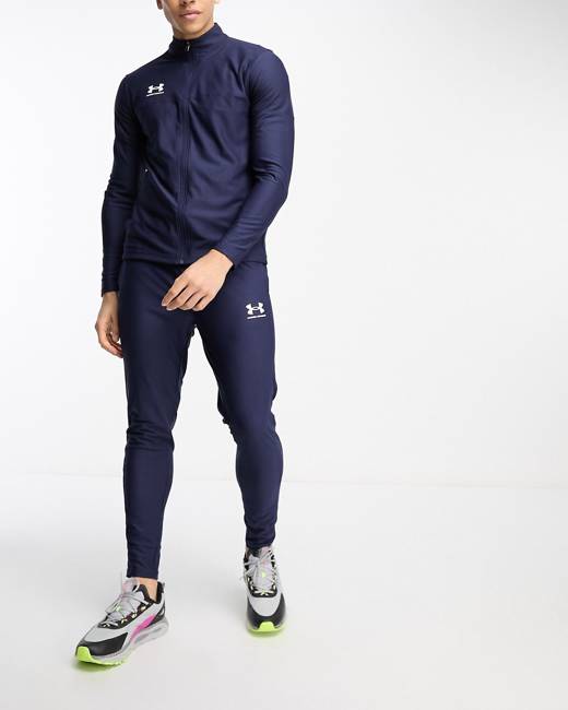 Under Armour Training Cold Gear leggings with reflective detail in navy