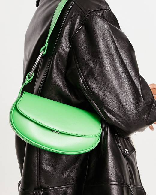 ASOS DESIGN cross body bag with buckle detailing and detachable