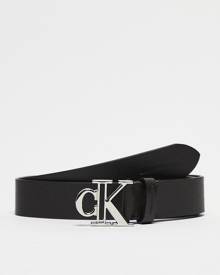 Calvin Klein Jeans Monogram Leather Belt