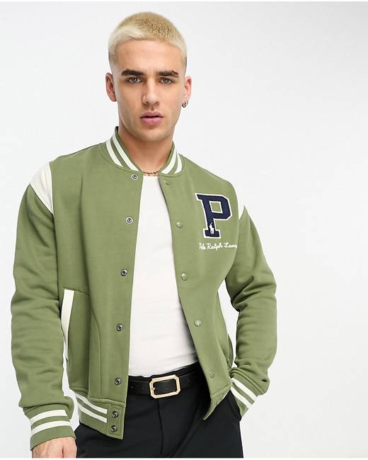 Shop Polo Ralph Lauren Wool-Blend Varsity Jacket