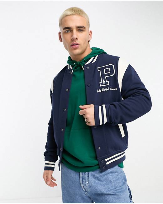 Shop Polo Ralph Lauren Wool-Blend Varsity Jacket