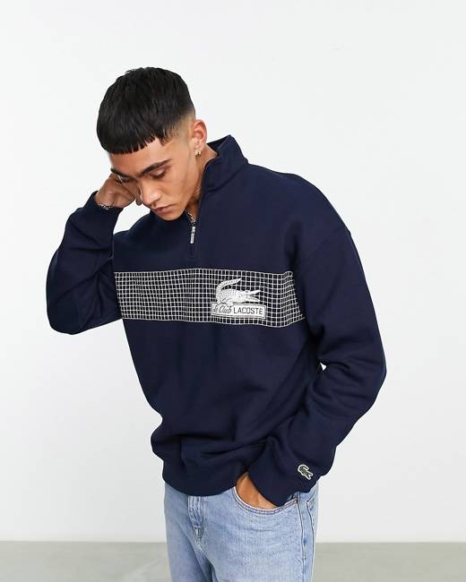 Pull discount zippe lacoste