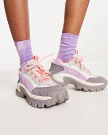 Cat Footwear CAT Intruder chunky sneakers in grey and pink