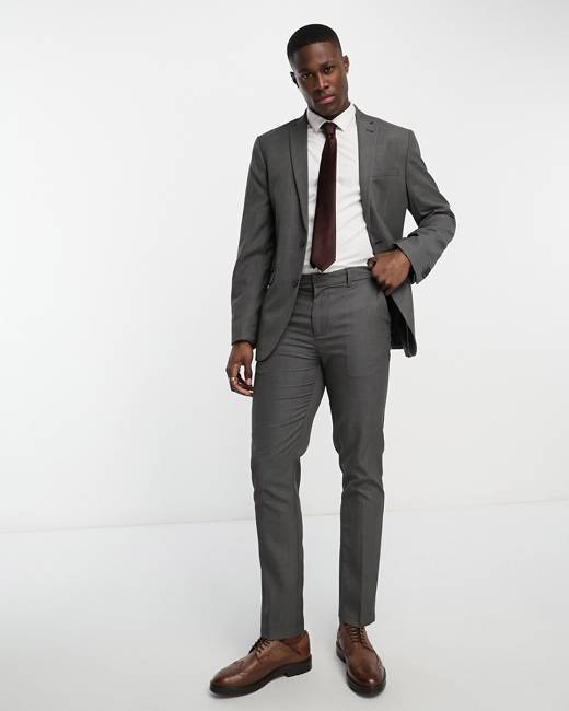 New Look slim suit pants in indigo